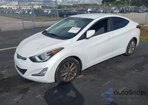 2016 Hyundai Elantra Se из США, поврежденный, VIN 5NPDH4AE4GH749599